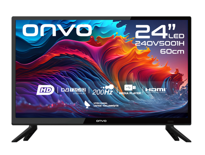 24OV5001H 24'' 60 Ekran Uydu Alıcılı HD Ready LED TV - 1