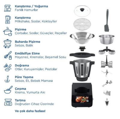 OVTC01 Thermo Cooker Çok Fonksiyonlu Akıllı Mutfak Robotu - 4